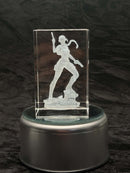 Tomb Raider Lara Croft 3D Crystal Engraving – Gaming Laser Crystal Display