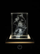 Jesus Portrait 2D K9 Crystal Engraving – 60 × 40 × 40 mm