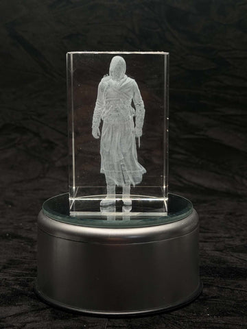 Assassin's Creed Altaïr Full Figure 3D K9 Crystal – 50 × 50 × 80 mm