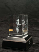 Scarface Tony Montana Portrait 2D K9 Crystal Engraving – 60 × 40 × 40 mm