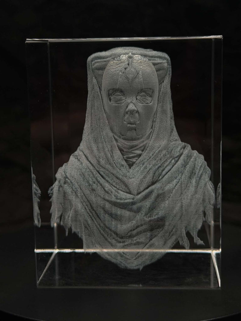 Darth Nihilus 3D Laser Engraved Crystal Star Wars Sith Display Collectible