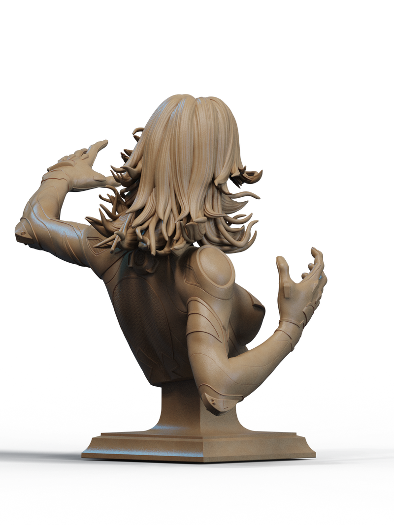 Invisible Woman Resin Bust - Design 1 - view 3