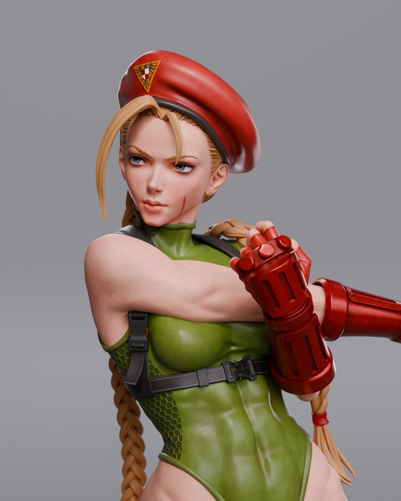 Cammy SSF2 Resin Statue - view 4