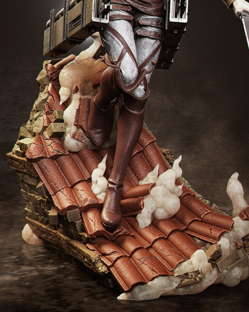 Mikasa Resin Statue - view 2