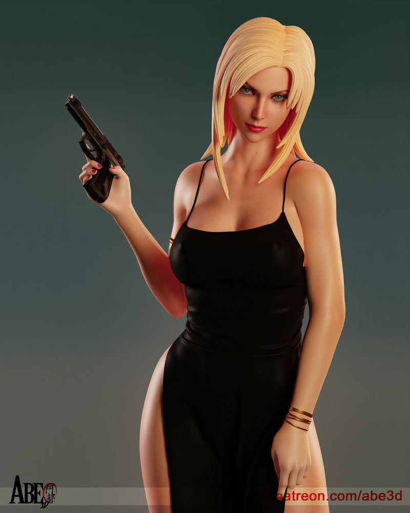 Aya Brea Resin Statue - view 5