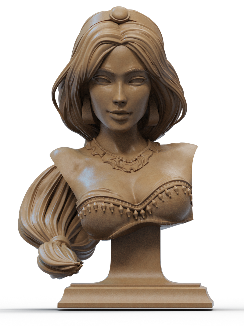 Jasmine Resin Bust - view 1