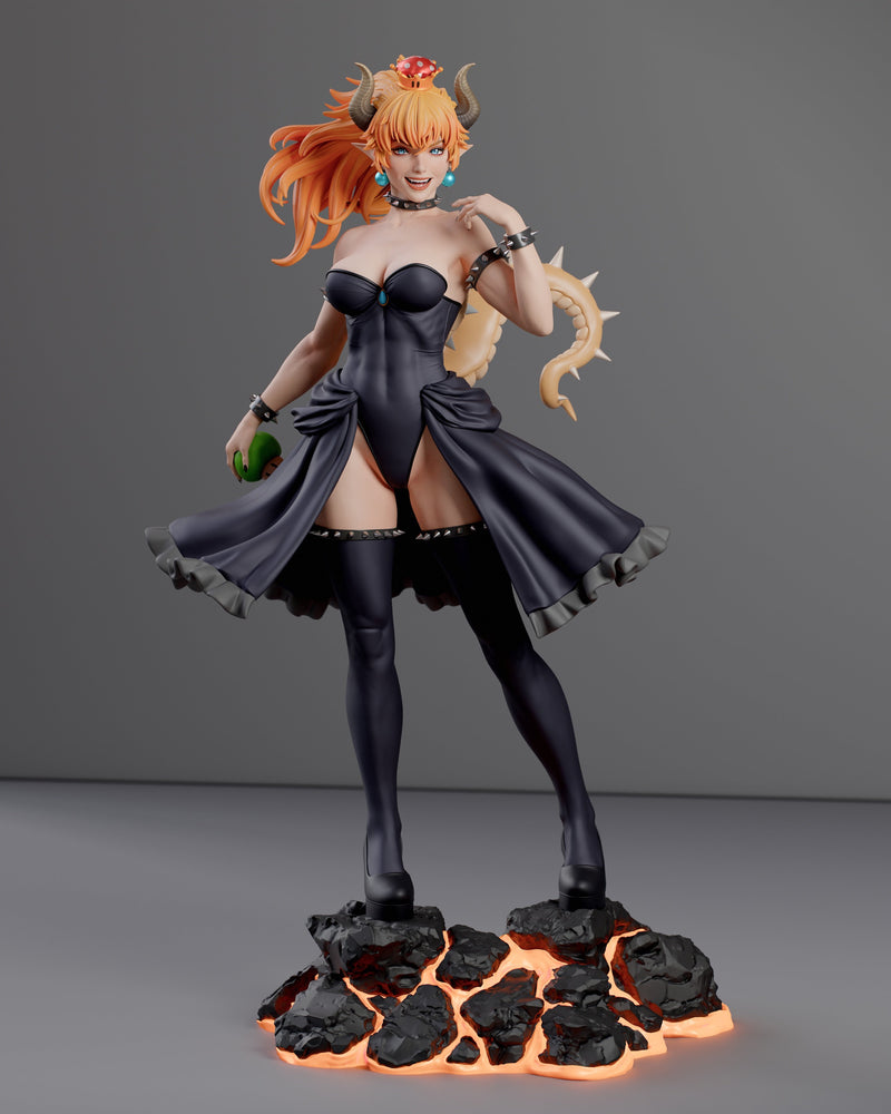 Bowsette Resin Statue - view 2