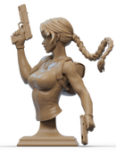 Lara Croft Resin Bust - view 2