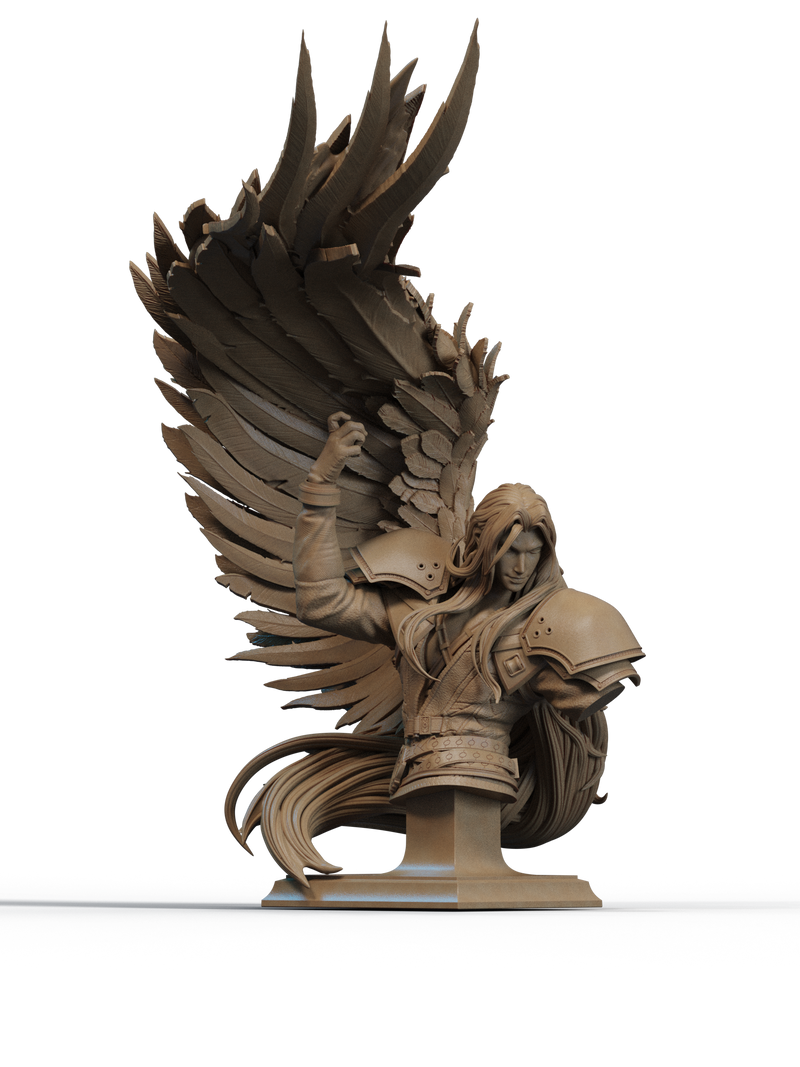 Sephiroth Resin Bust - view 2