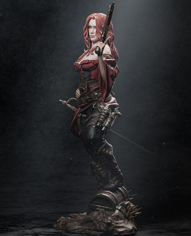Pirate Resin Statue - view 4