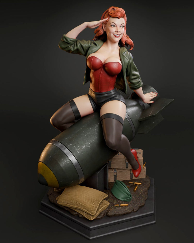 Air Force Bombshell Resin Statue - view 7