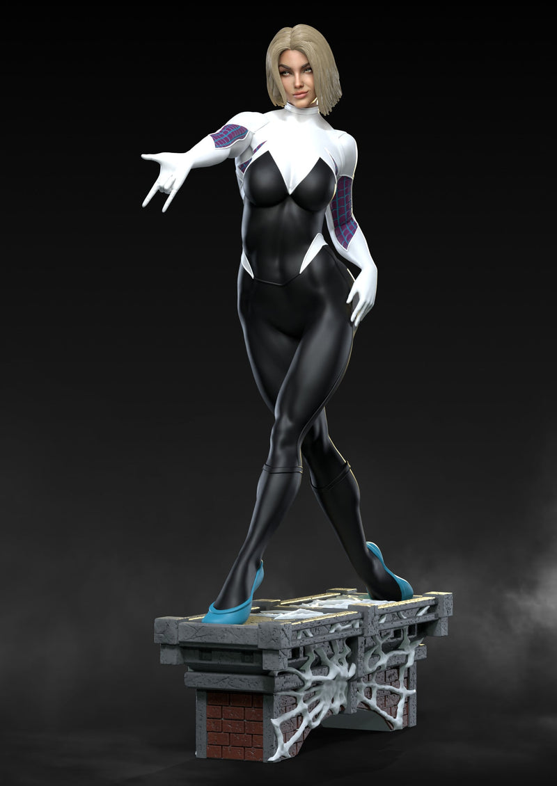 Spider-Gwen Mat3D Resin Statue - view 7