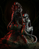 Alien Resin Statue - view 6