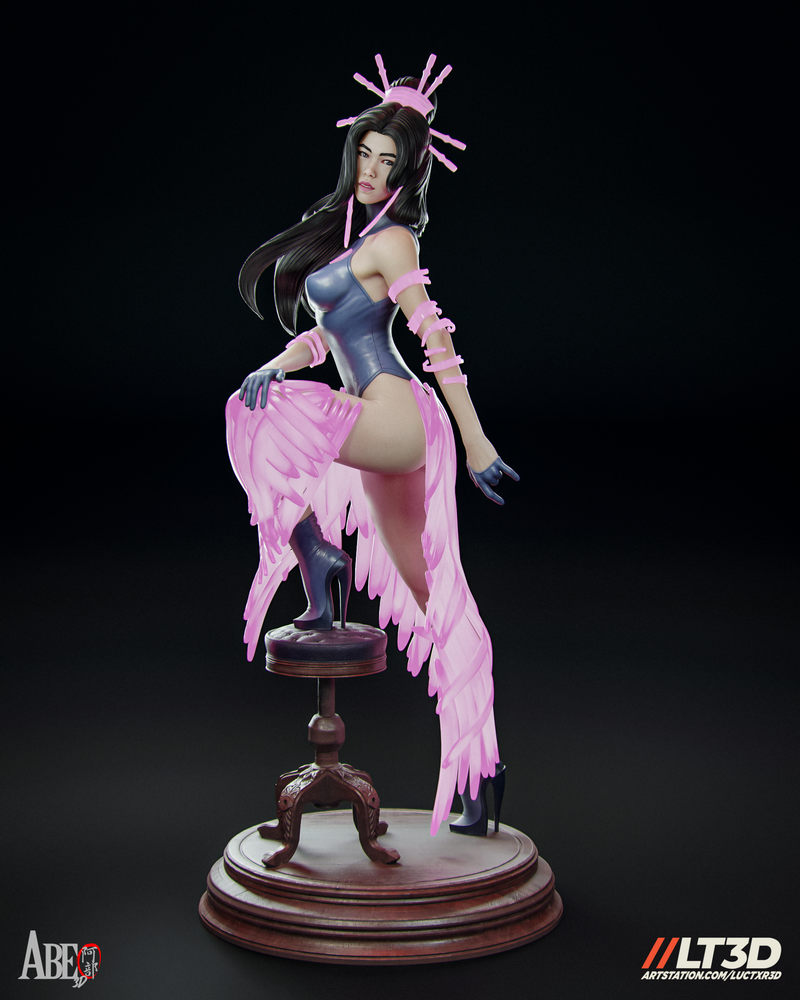Psylocke Hellfire Gala Resin Statue - view 2