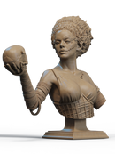 Frankenstein Bride Resin Bust - view 1