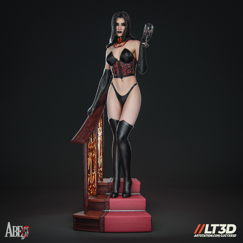 Selene Gallio Resin Statue - view 1