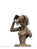 Lilith Resin Bust - Design 1 - view 2