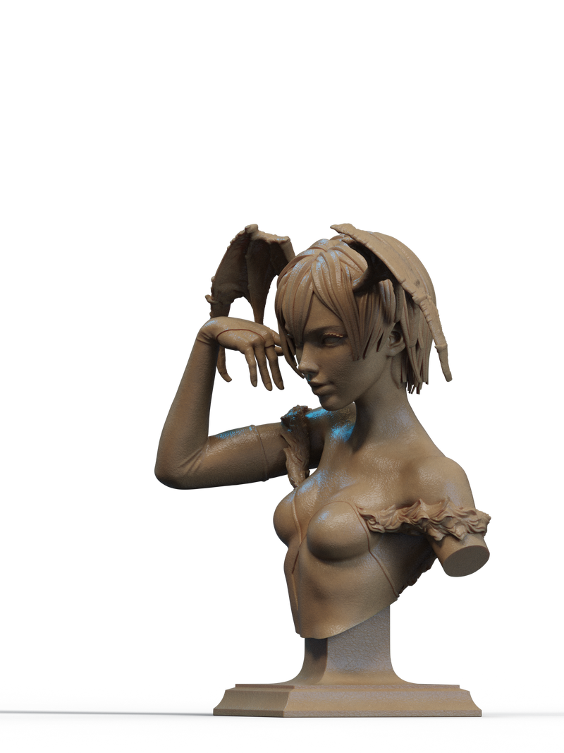 Lilith Resin Bust - Design 1 - view 2