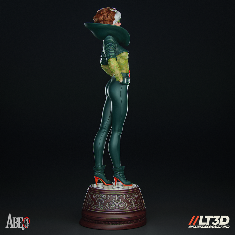 Rogue Hellfire Gala Resin Statue - view 4