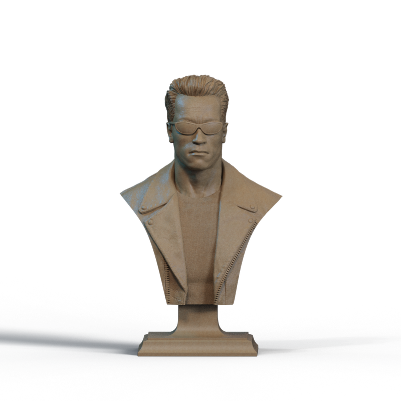 Terminator Resin Bust - view 3