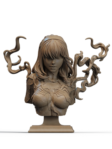 Gwenom Resin Bust - view 1