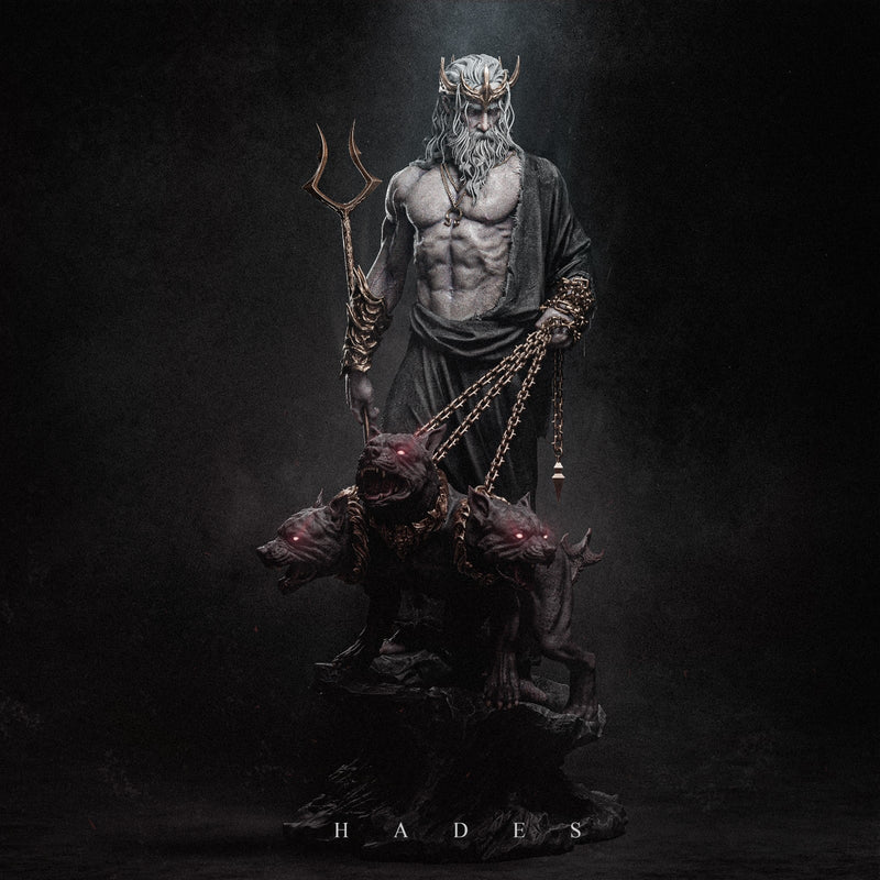 Hades Resin Statue - view 2
