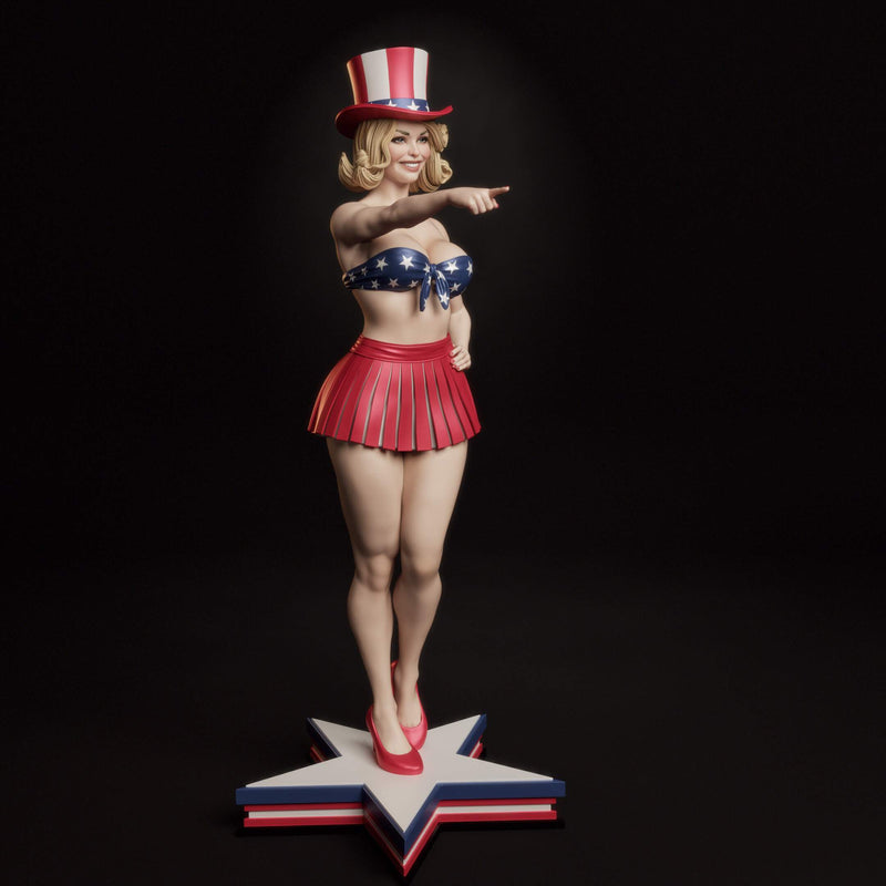 All American Bombshell Resin Statue - view 5