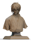 Kenshin Himura Resin Bust - view 1