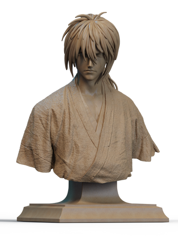 Kenshin Himura Resin Bust - view 1