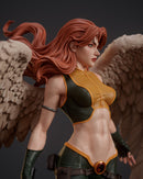 Hawkgirl Resin Statue - view 5