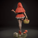 Red Riding Hood Resin Statue - view 5