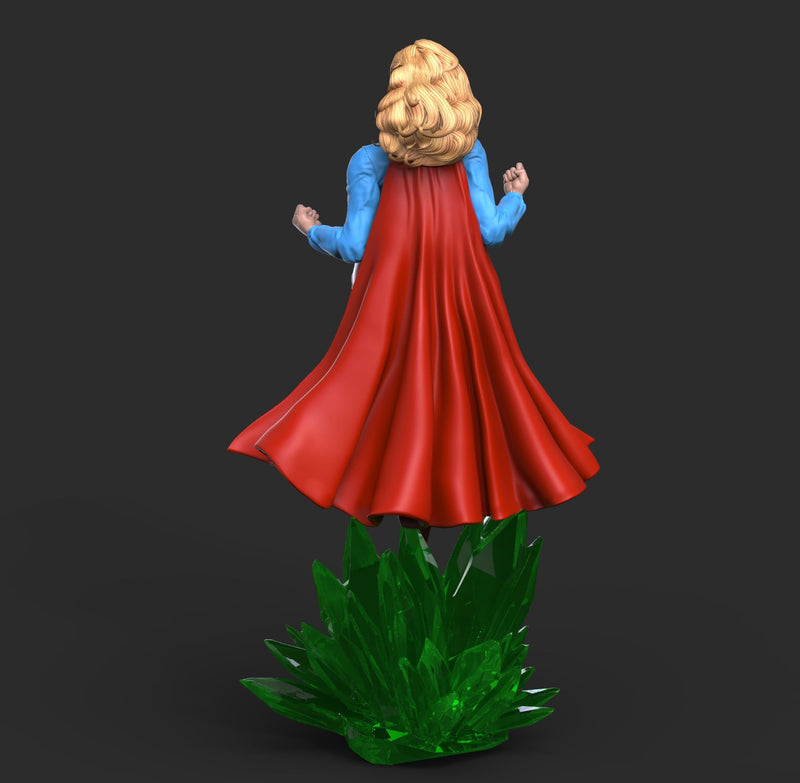 Supergirl Retro Resin Statue - view 3