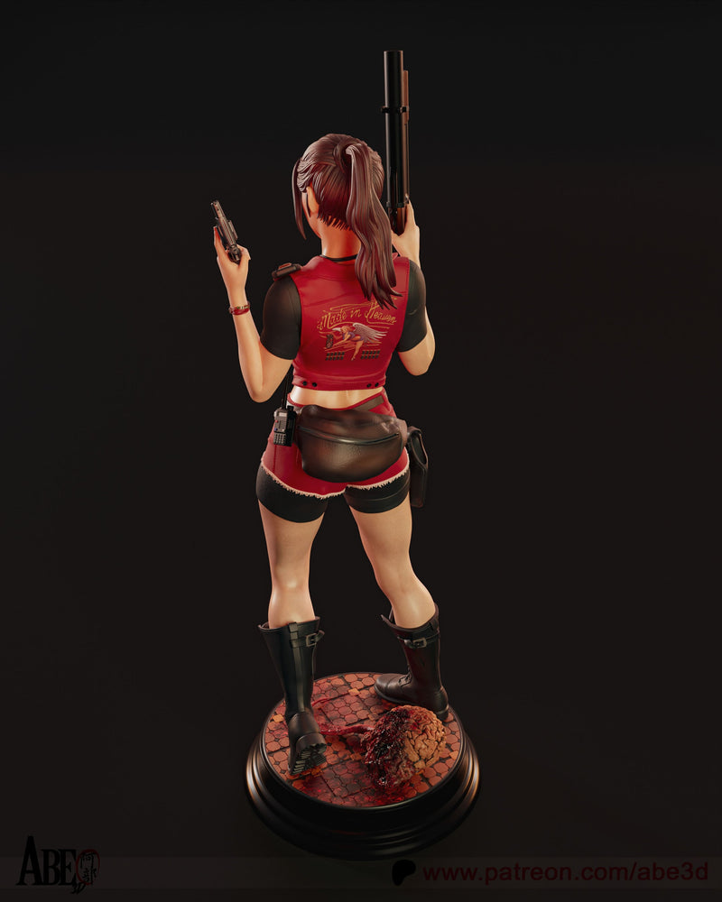 Claire Redfield Resin Statue - view 4