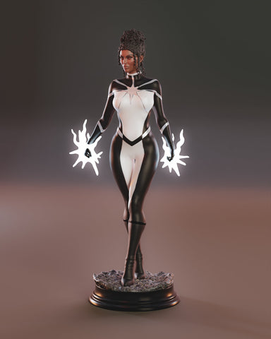 Monica Rambeau - Photon Resin Statue - view 1