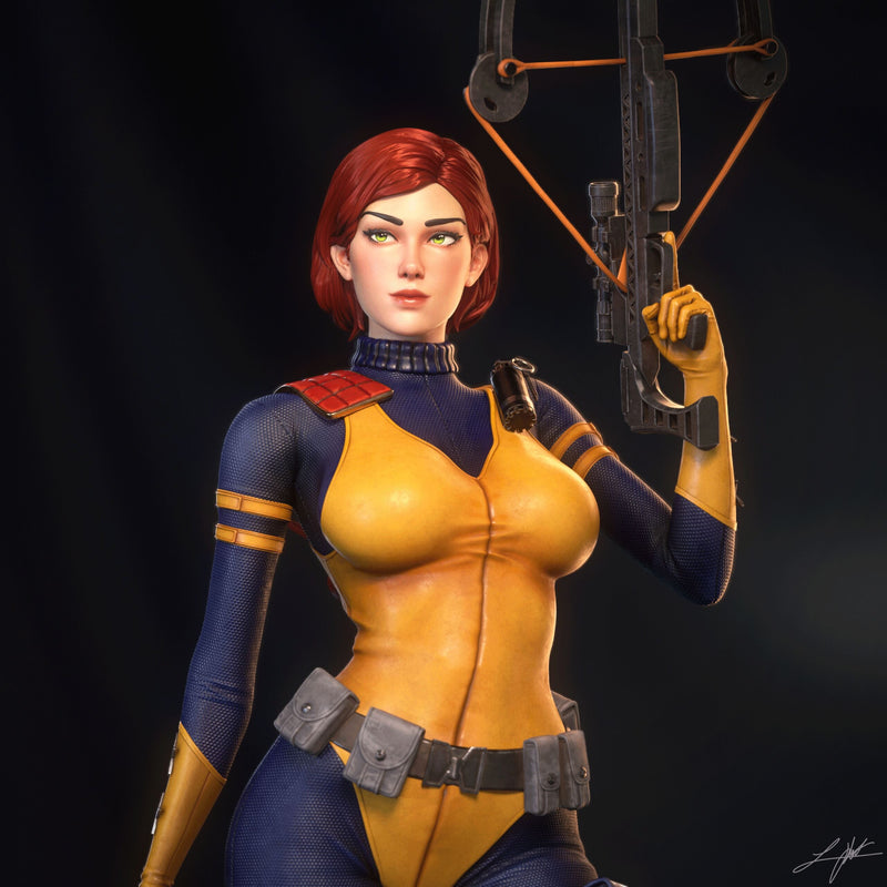 Scarlett Resin Statue - view 7