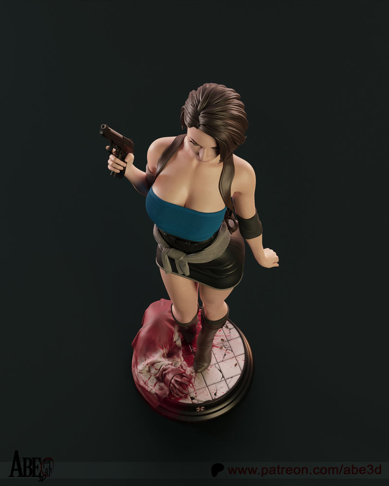 Jill Valentine Resin Statue - view 4