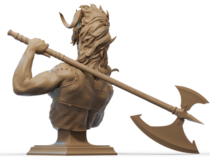 Karlach Resin Bust - view 2