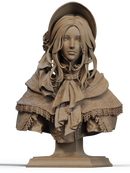 Plain Doll Resin Bust - view 1