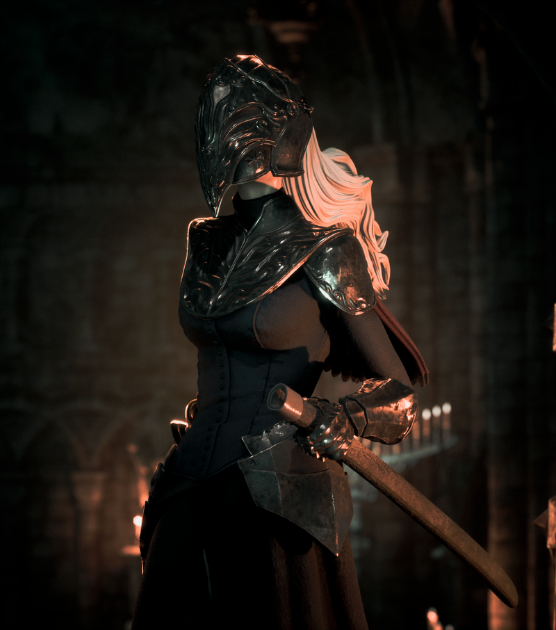 Yuria of Londor Resin Statue - view 2