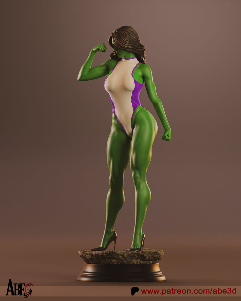 She-Hulk Resin Statue - view 7
