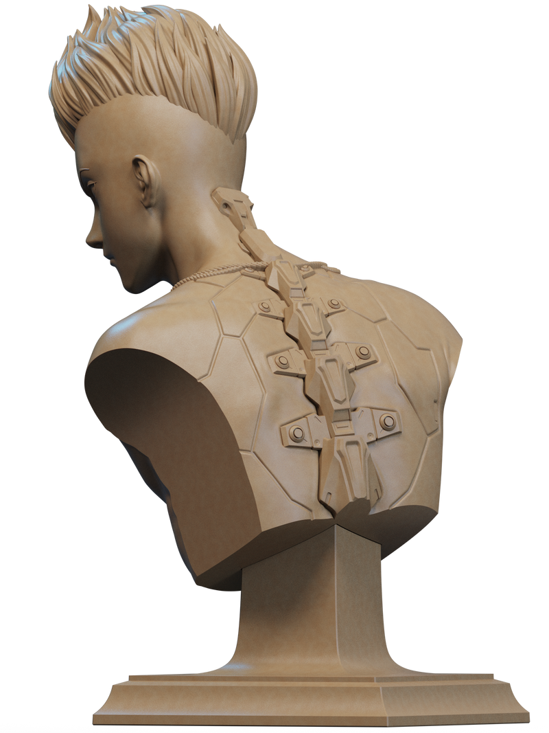 David Martinez Resin Bust - view 3