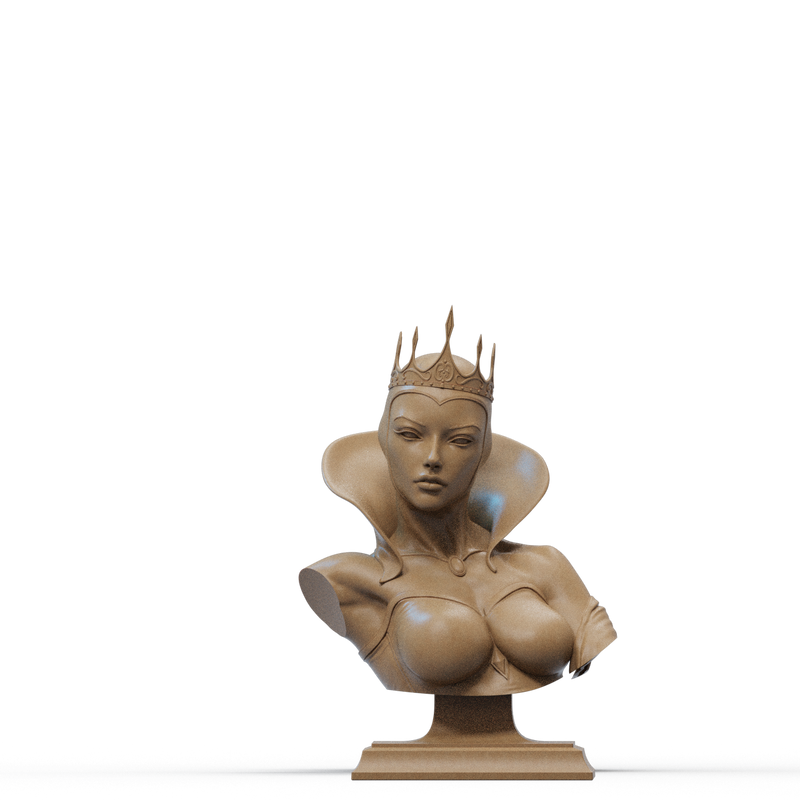 Evil Queen Resin Bust - view 1