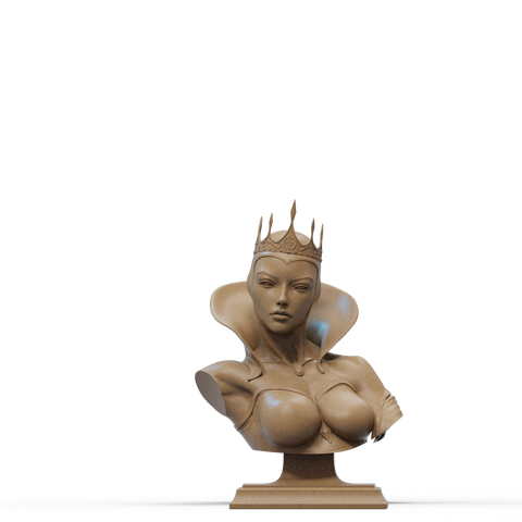 Evil Queen Resin Bust - view 1
