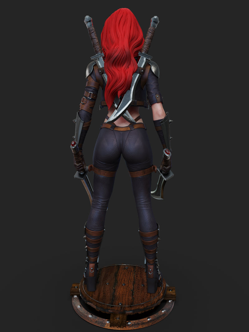 Katarina Resin Statue - view 3
