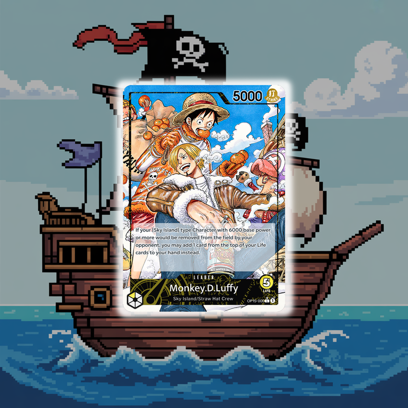 OPTCG Leader Monkey D Luffy Yellow