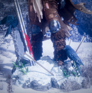 Warrior of the North Resin Statue - view 2