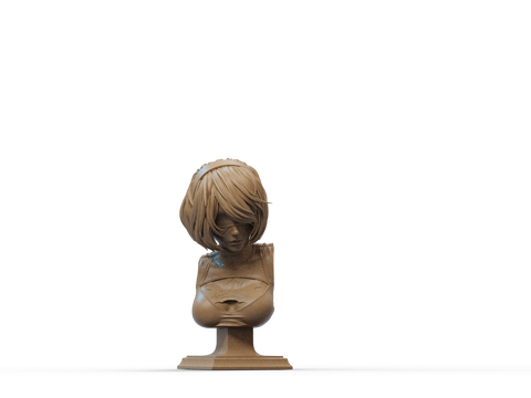 2B Resin Bust - view 1