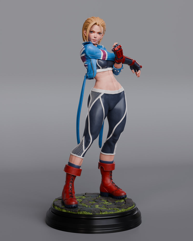 Cammy SF6 Resin Statue - view 2