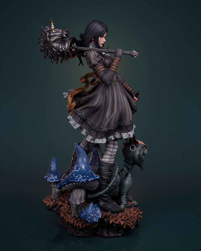 Alice Liddell Resin Statue - view 7