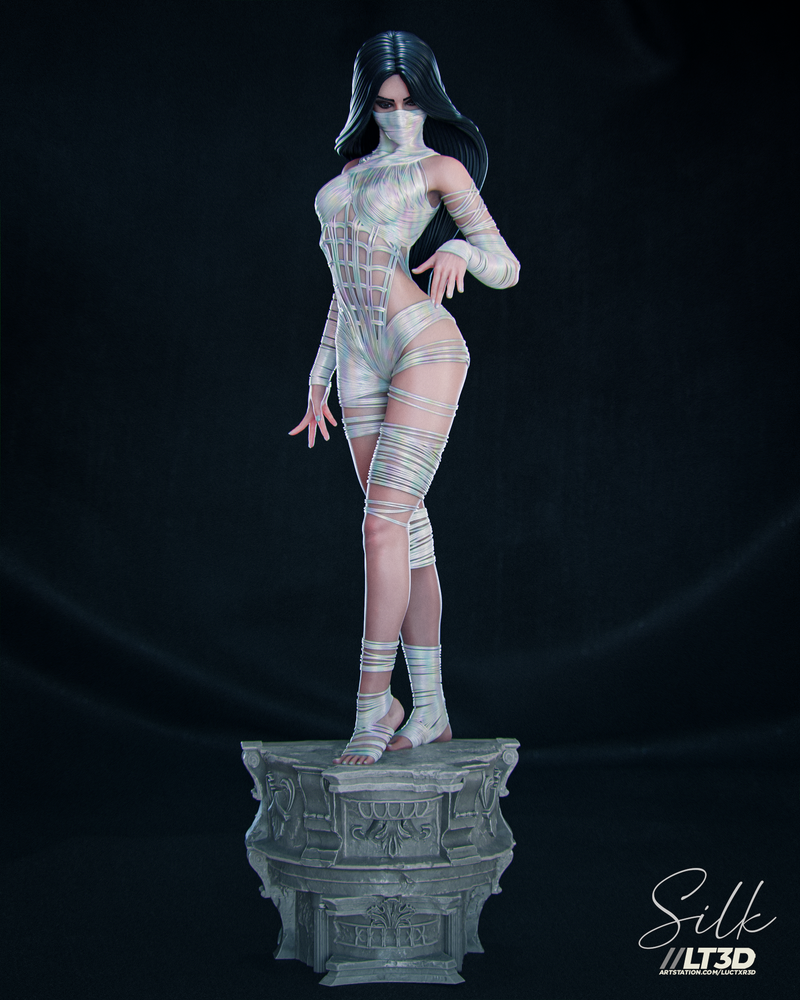Silk Resin Statue - view 2